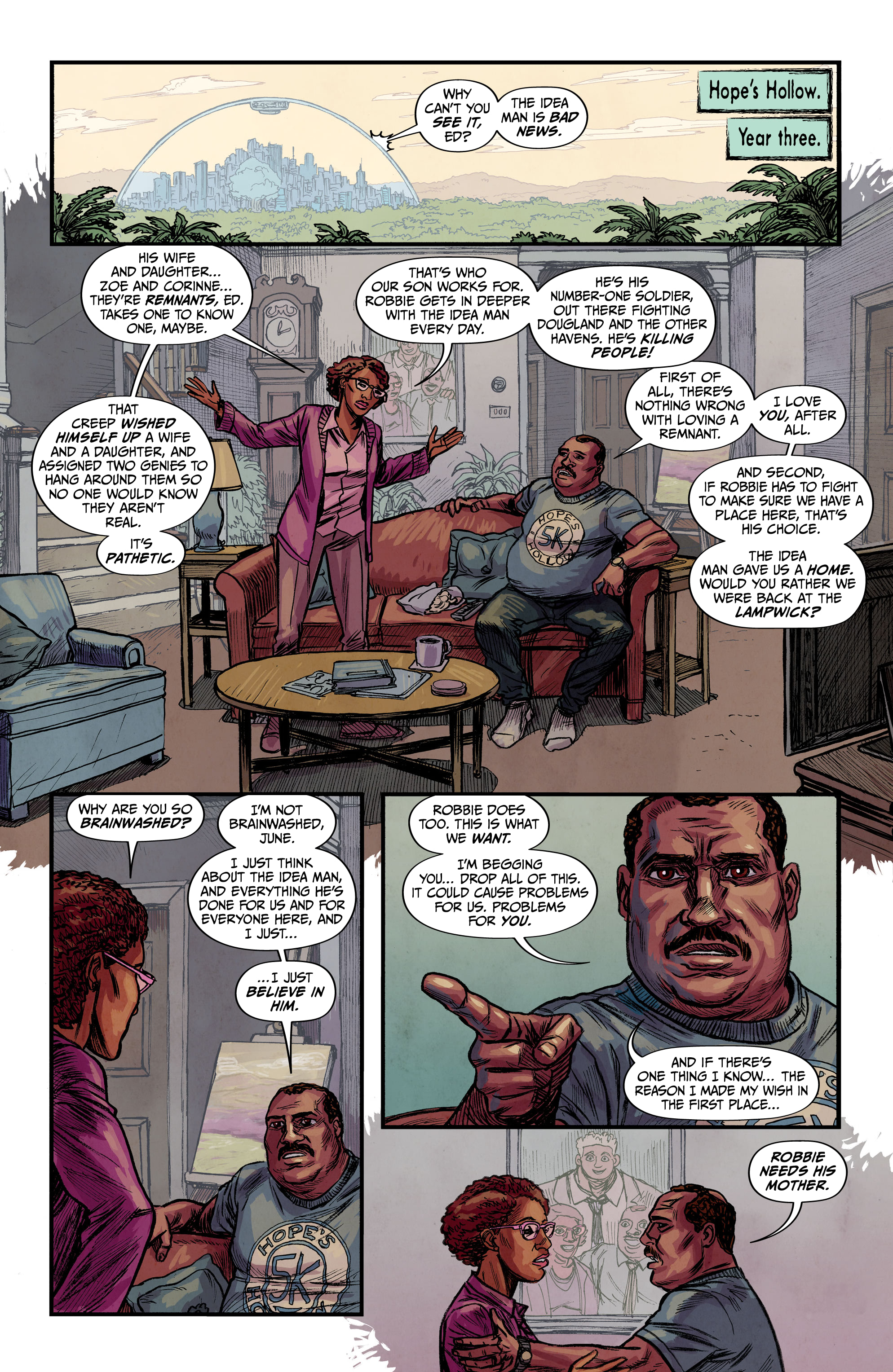 Read online Eight Billion Genies comic -  Issue #6 - 13