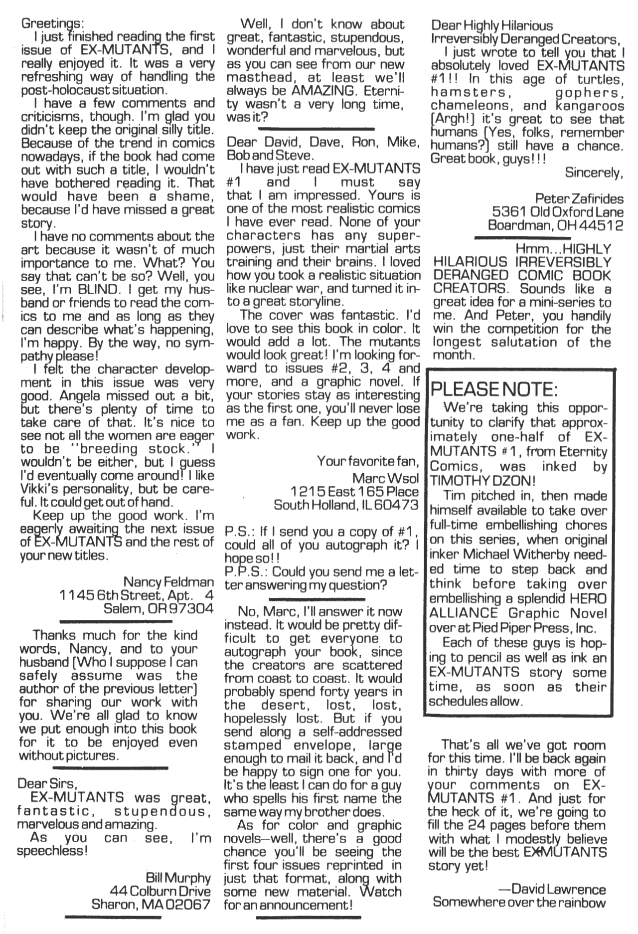 Read online Ex-Mutants (1986) comic -  Issue #3 - 29