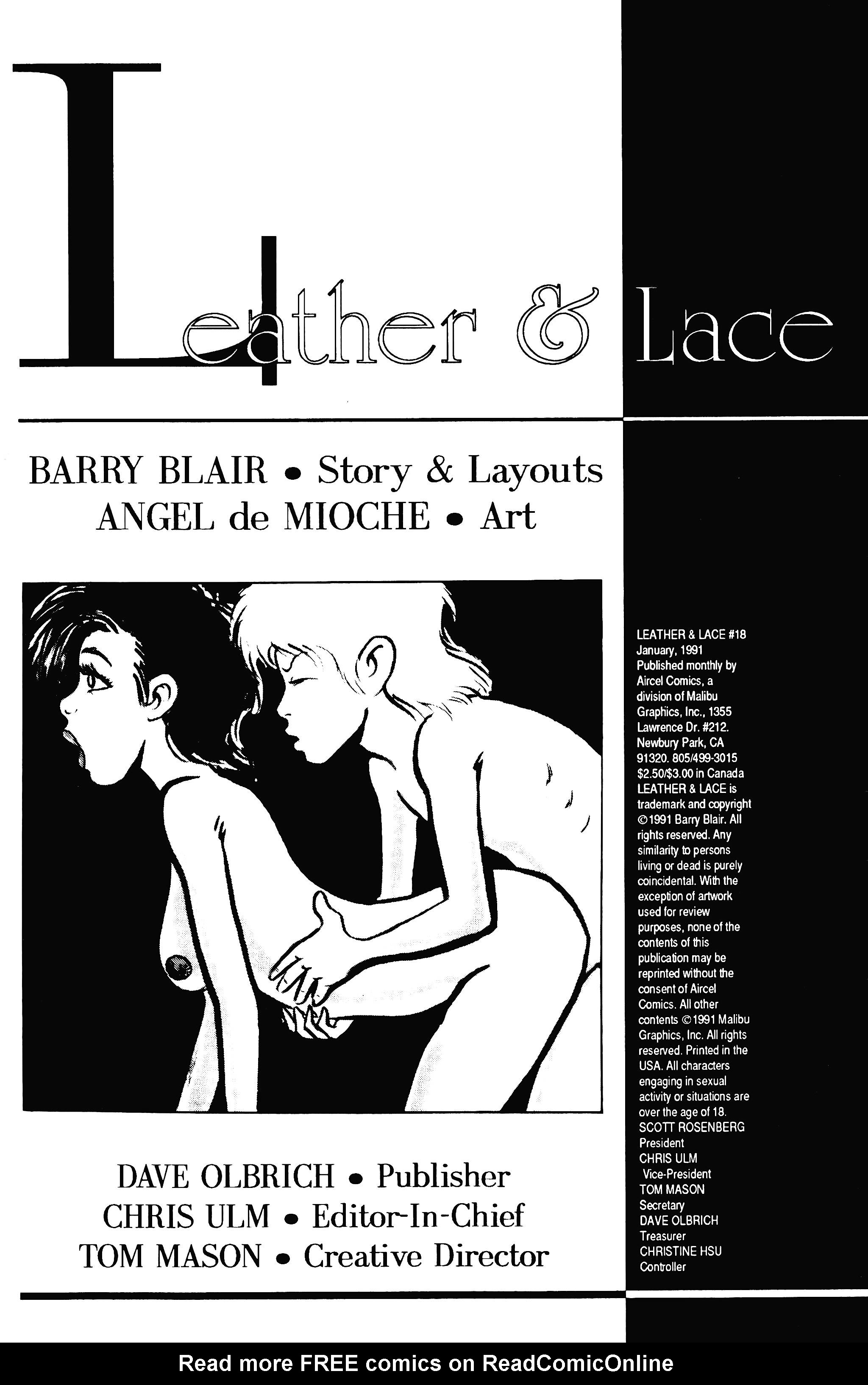 Read online Leather & Lace (1989) comic -  Issue #18 - 2