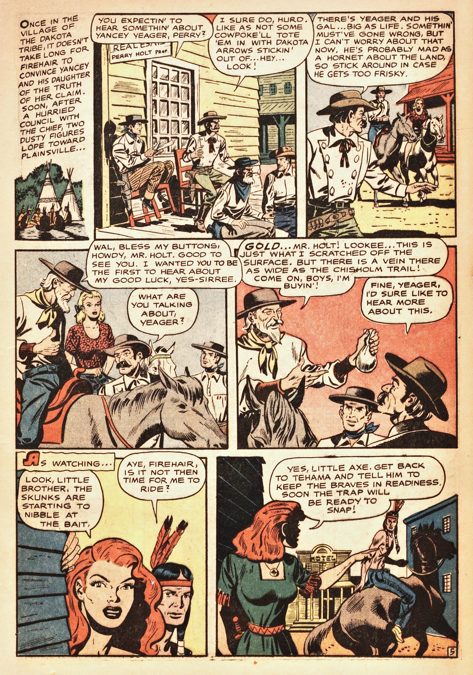 Read online Pioneer West Romances comic -  Issue #4 - 17