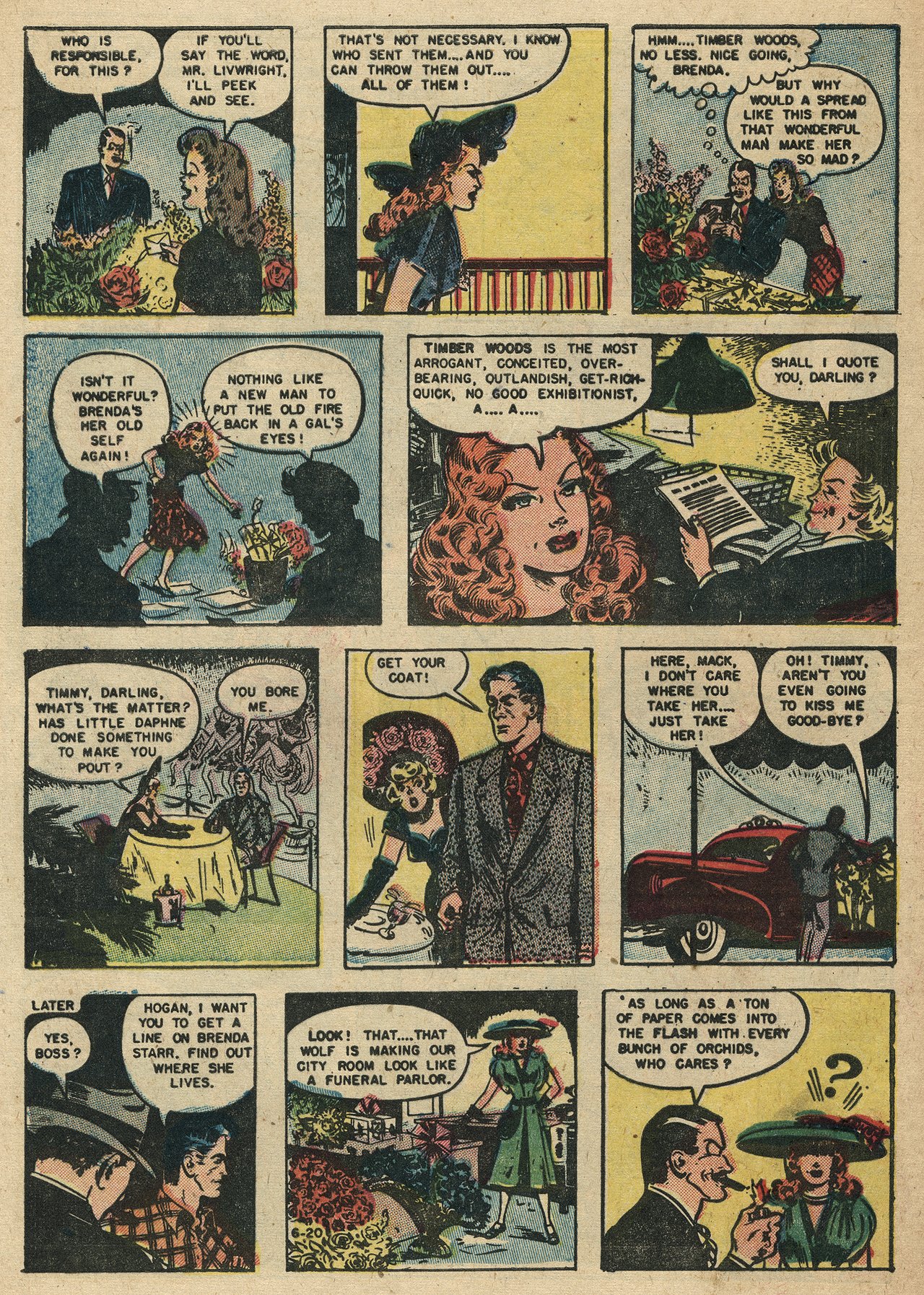 Read online Brenda Starr (1948) comic -  Issue #13 - 28