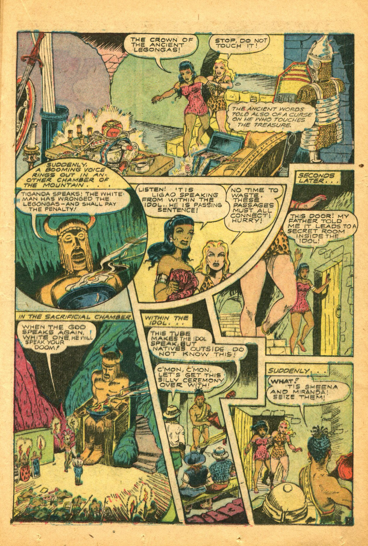 Read online Sheena, Queen of the Jungle (1942) comic -  Issue #5 - 35
