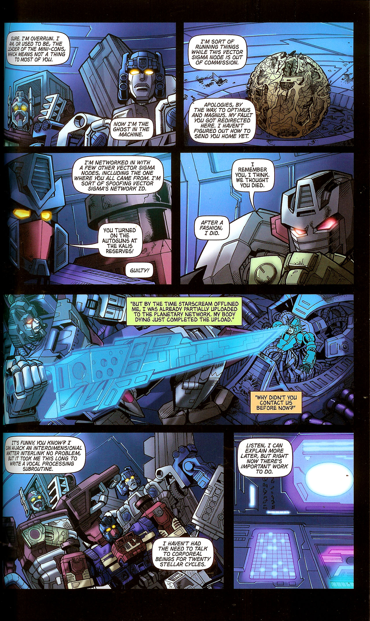 Read online Transformers: Cybertron: Balancing Act comic -  Issue # TPB - 52