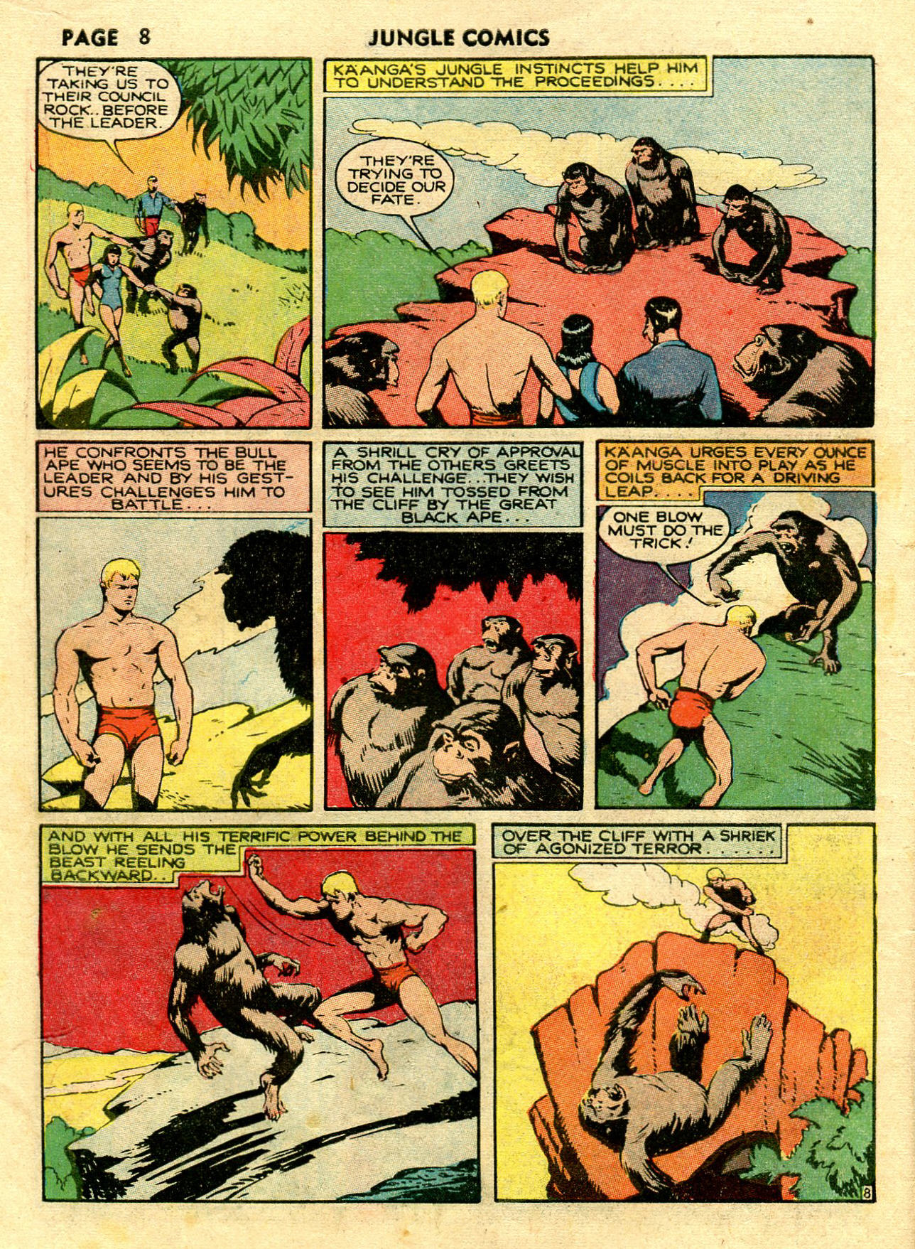 Read online Jungle Comics comic -  Issue #14 - 10