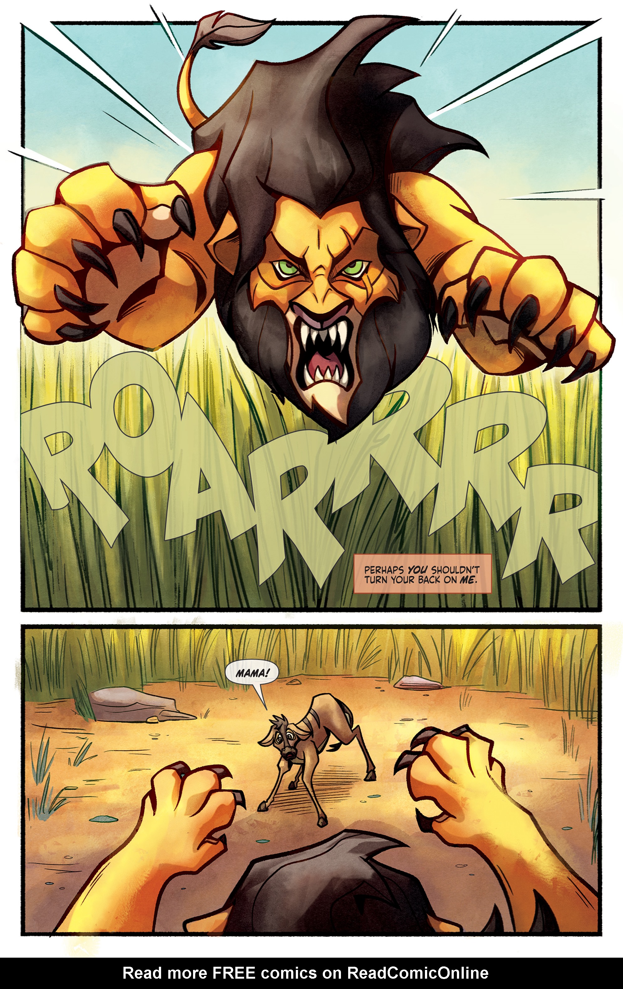 Read online Disney Villains: Scar comic -  Issue #1 - 10