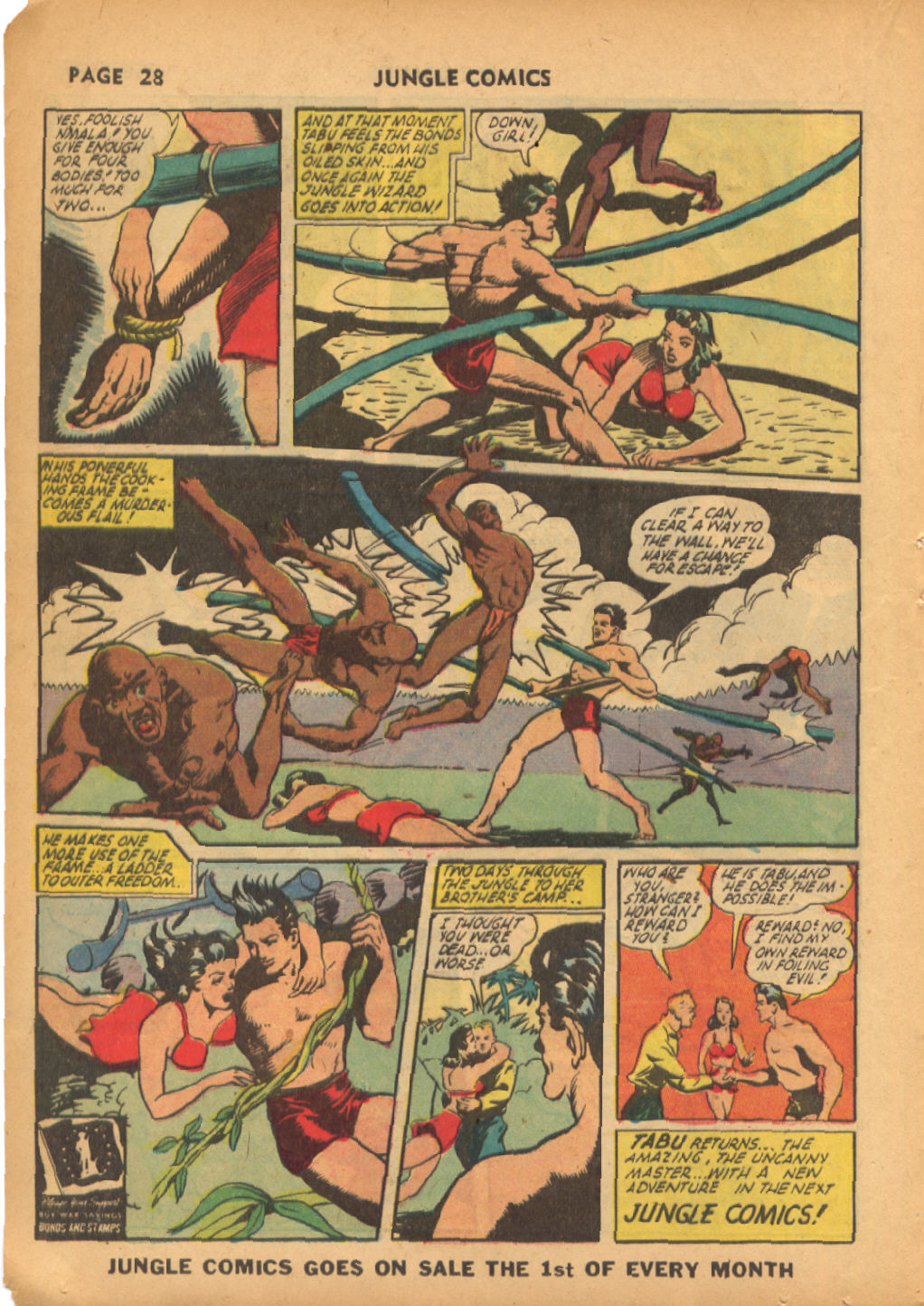 Read online Jungle Comics comic -  Issue #38 - 29