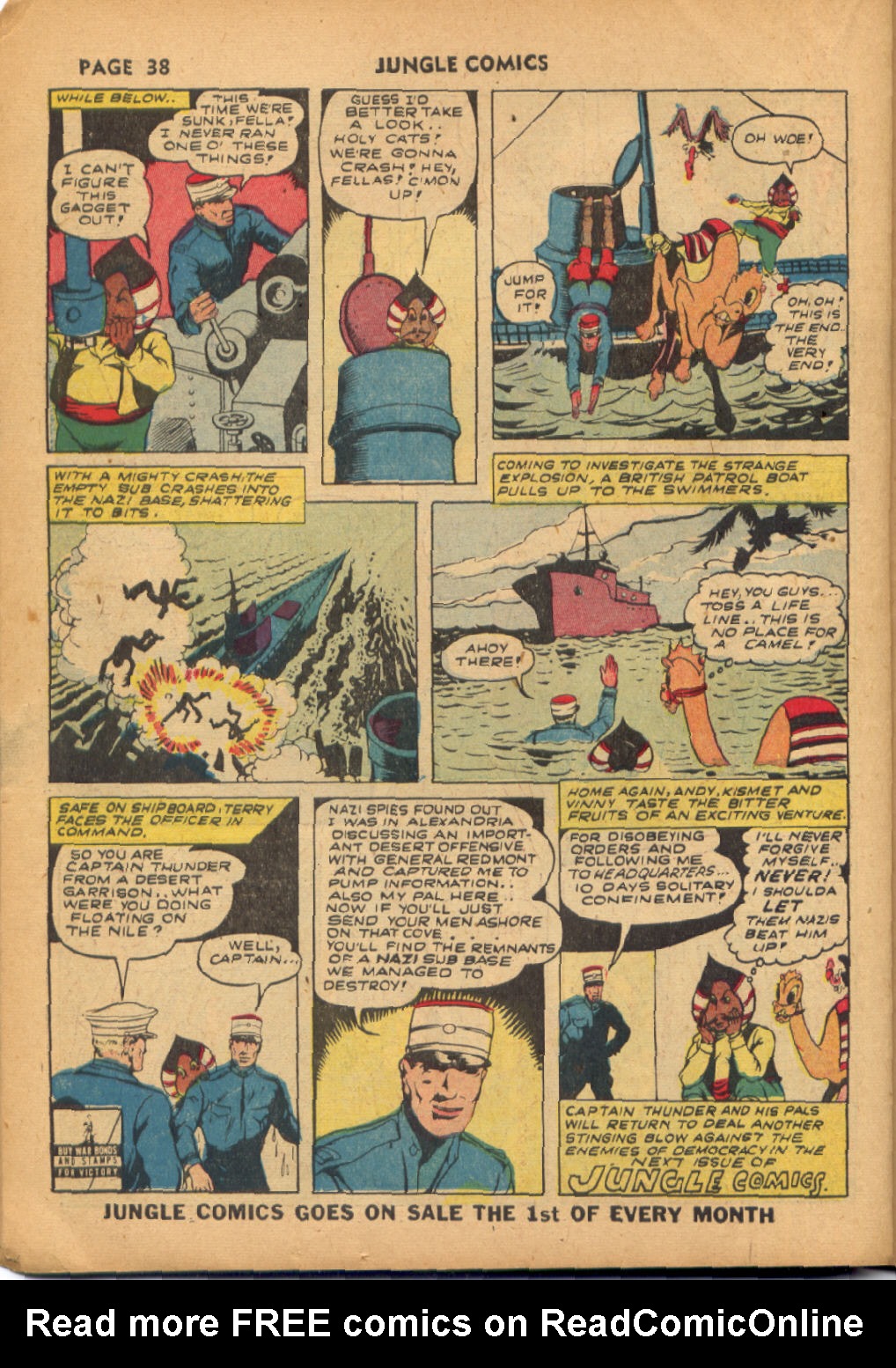 Read online Jungle Comics comic -  Issue #38 - 39