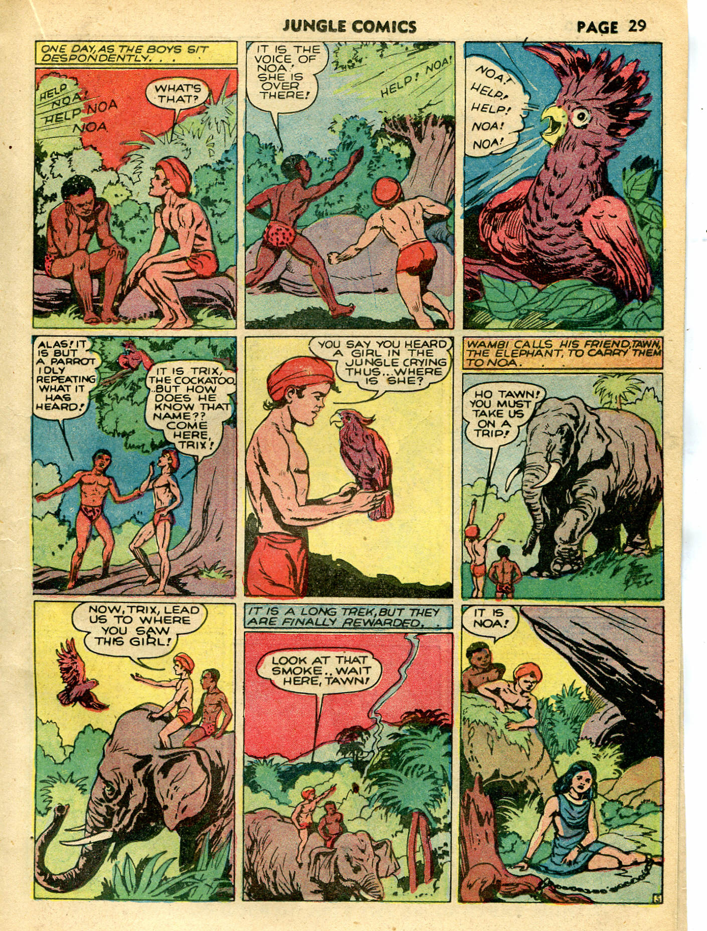Read online Jungle Comics comic -  Issue #15 - 32