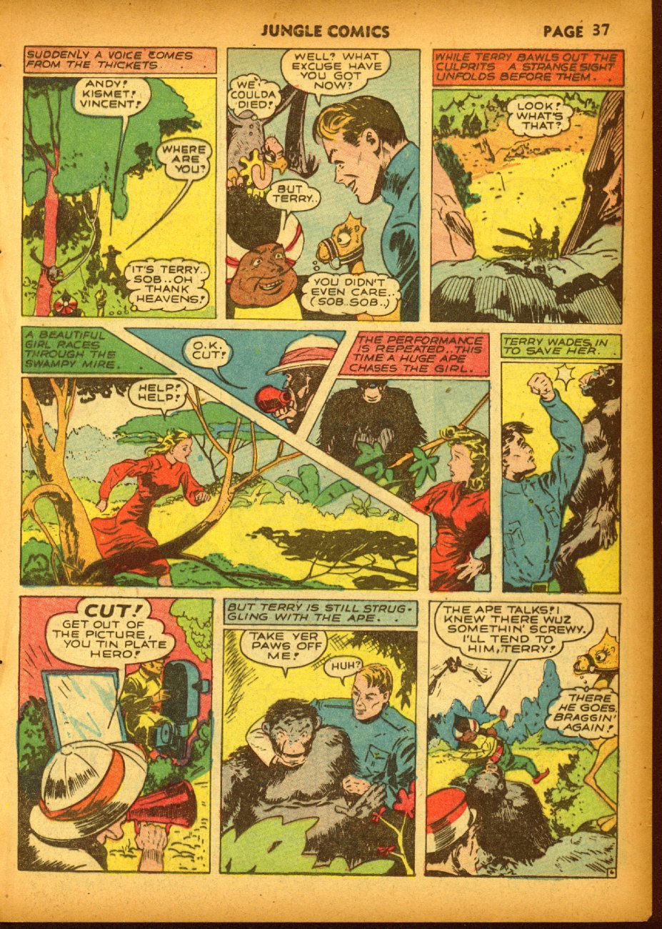 Read online Jungle Comics comic -  Issue #20 - 39
