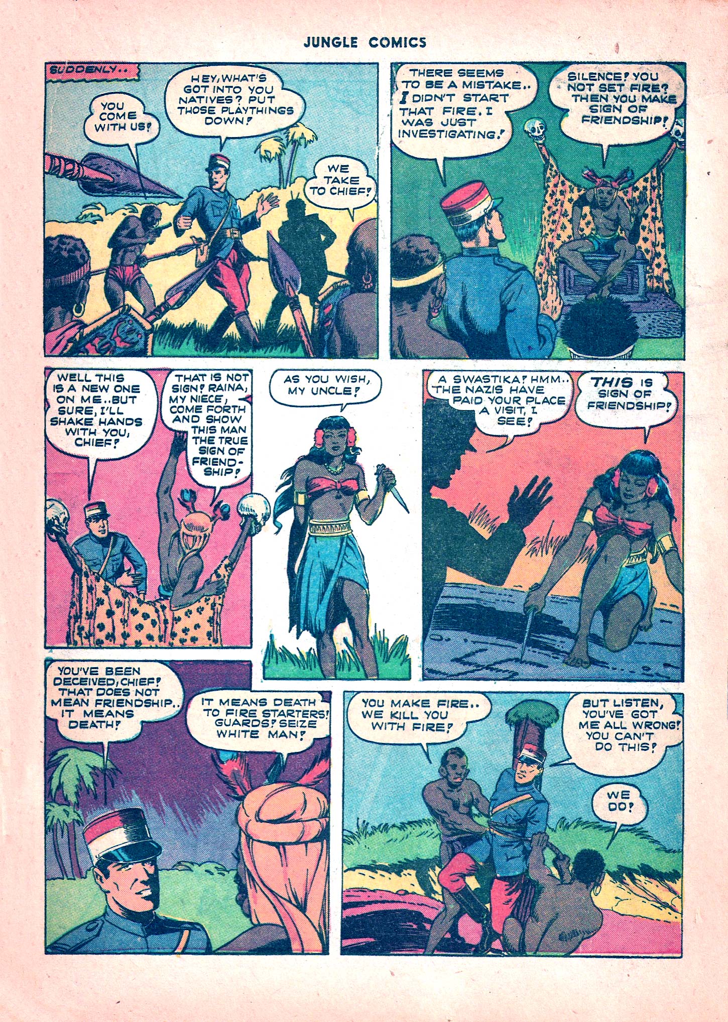 Read online Jungle Comics comic -  Issue #42 - 43