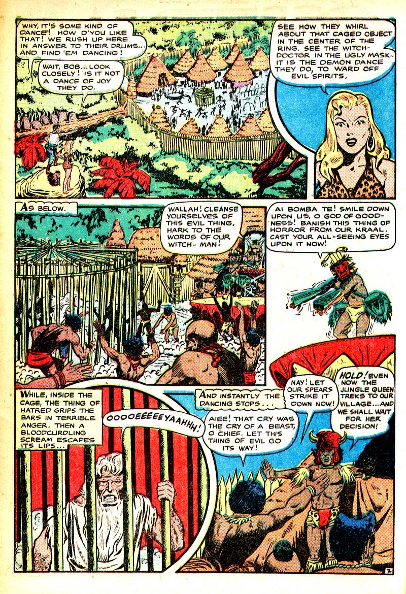 Read online Sheena, Queen of the Jungle (1942) comic -  Issue #8 - 5