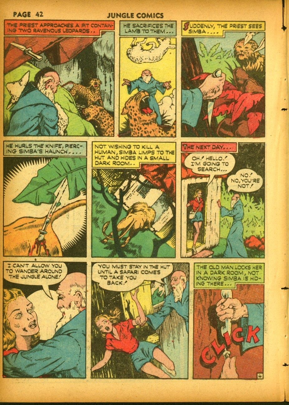 Read online Jungle Comics comic -  Issue #20 - 44