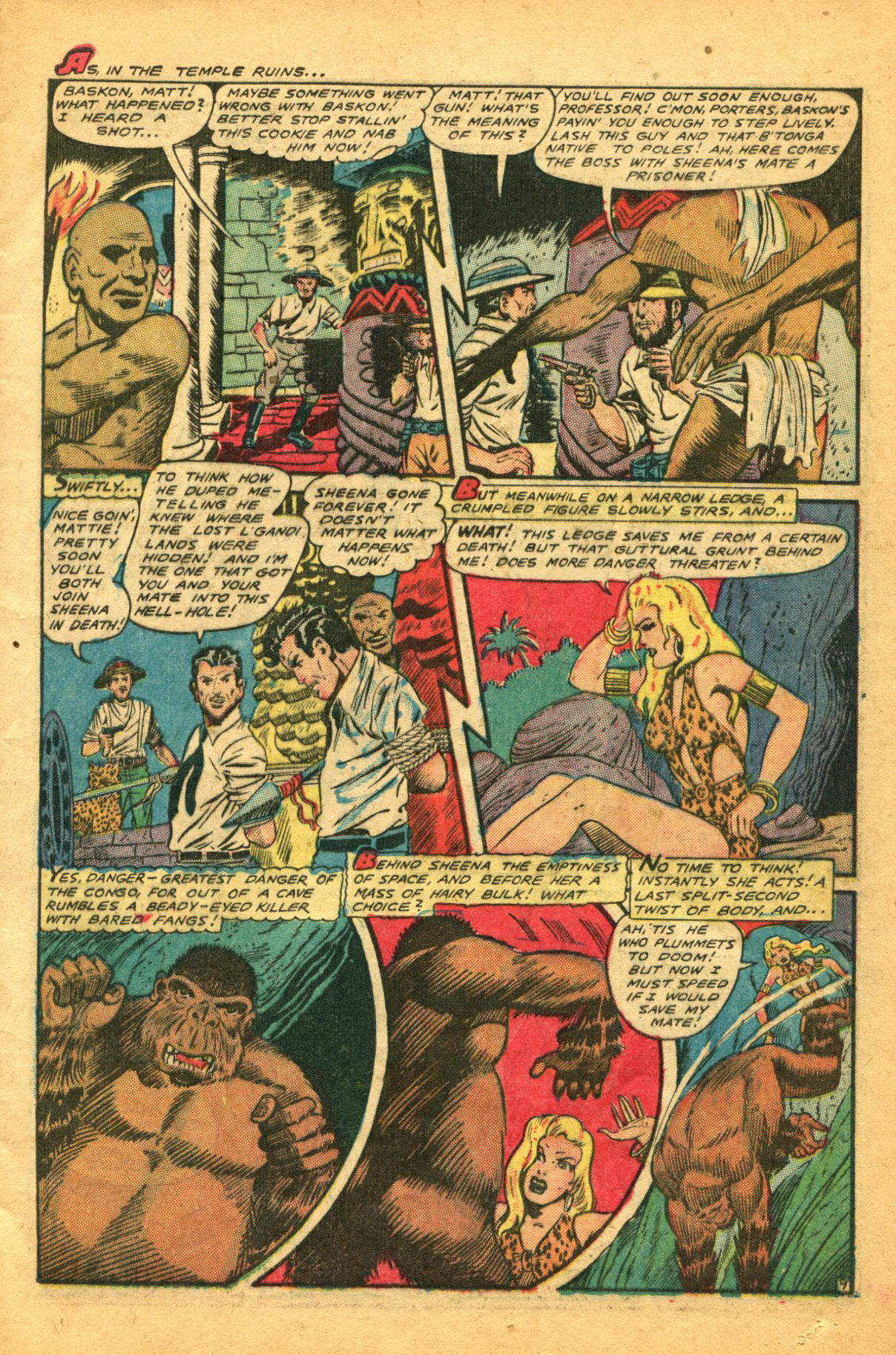 Read online Sheena, Queen of the Jungle (1942) comic -  Issue #5 - 11