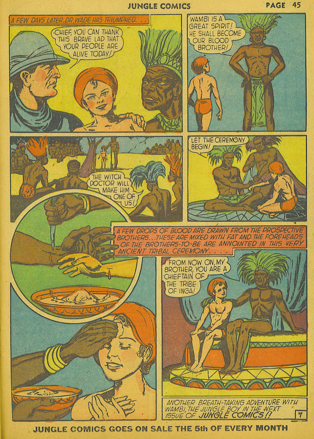 Read online Jungle Comics comic -  Issue #8 - 47