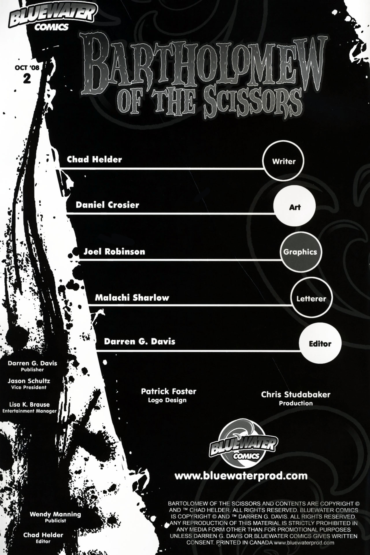 Read online Bartholomew of the Scissors comic -  Issue #2 - 2