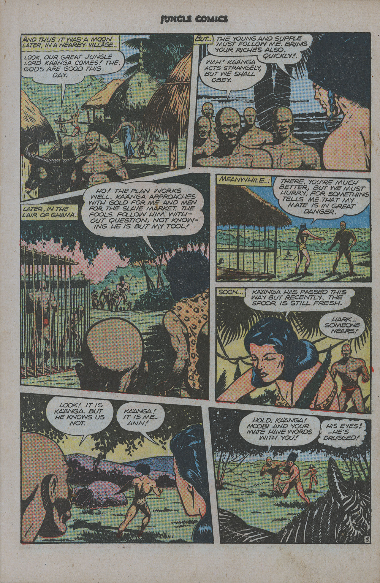 Read online Jungle Comics comic -  Issue #78 - 7