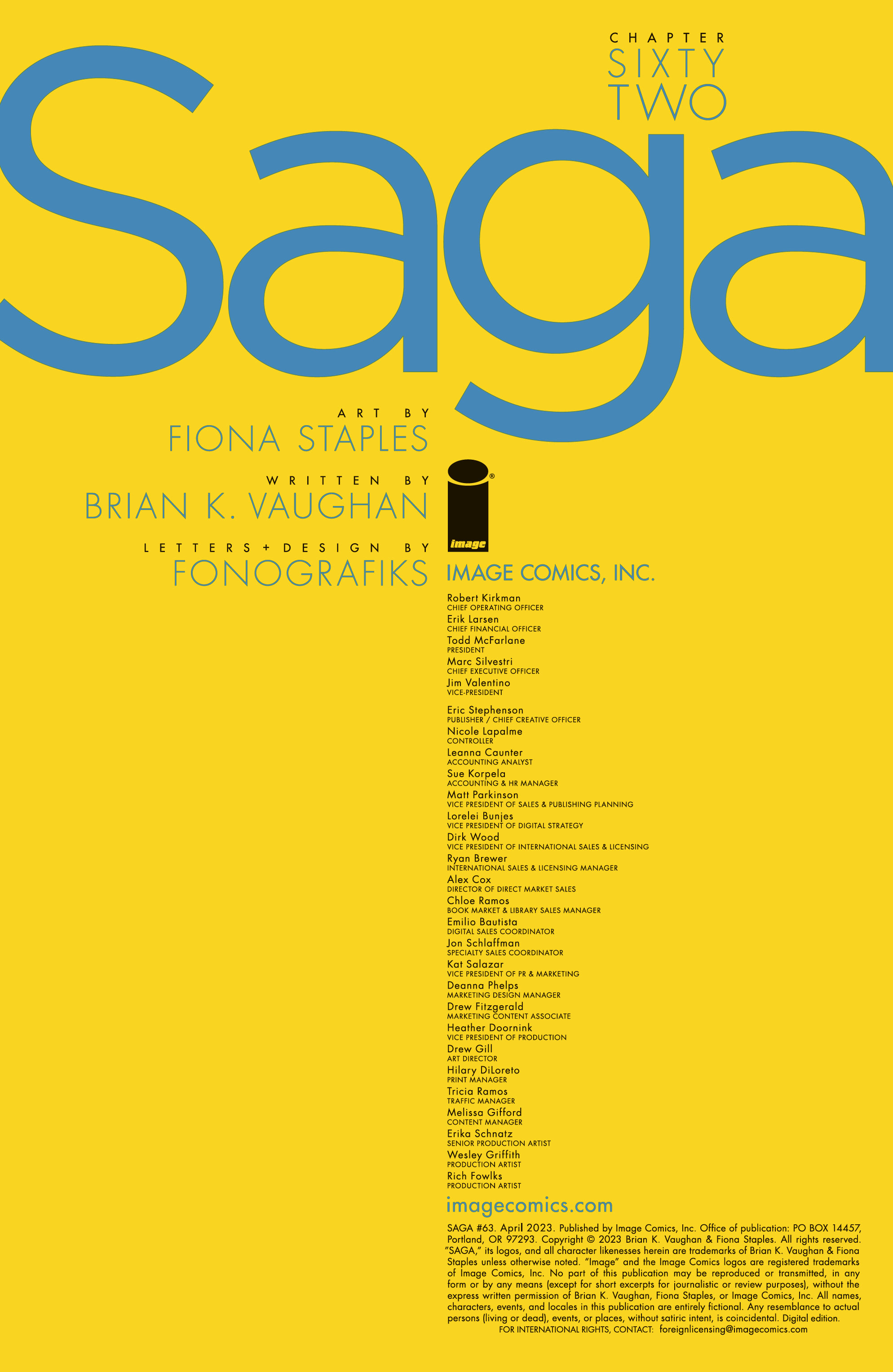 Read online Saga comic -  Issue #63 - 2