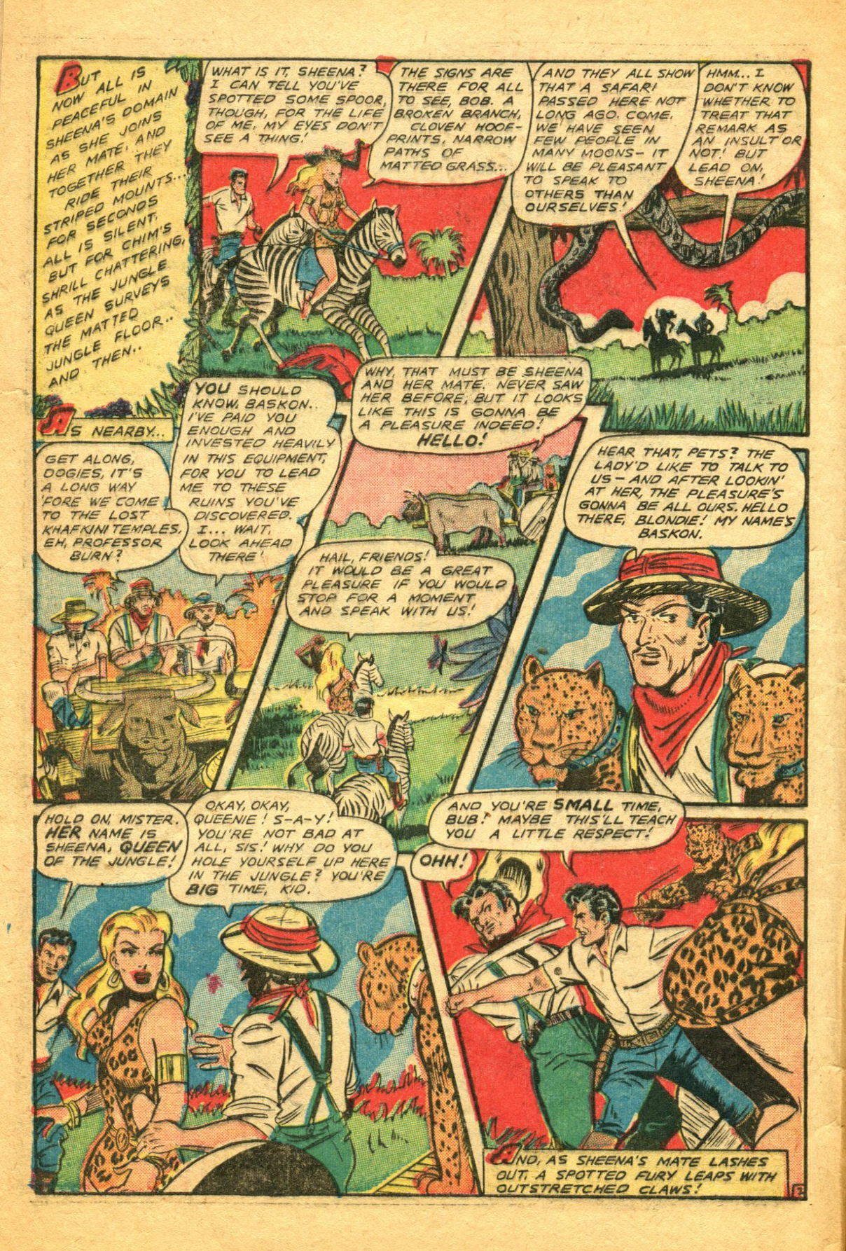 Read online Sheena, Queen of the Jungle (1942) comic -  Issue #5 - 4