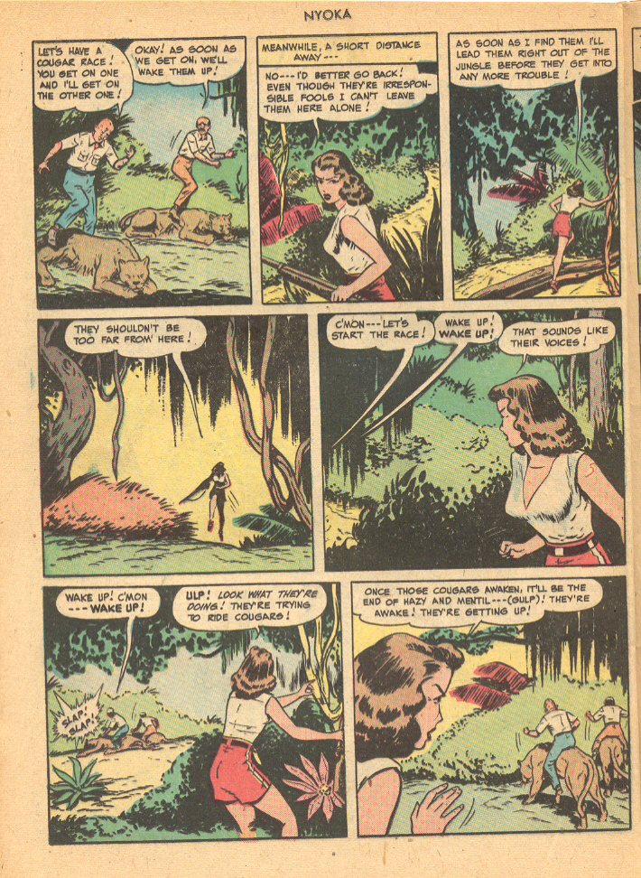 Read online Nyoka the Jungle Girl (1945) comic -  Issue #34 - 36