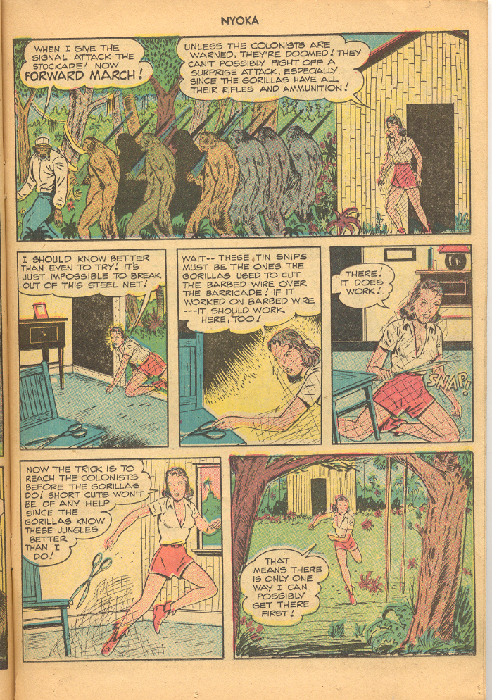 Read online Nyoka the Jungle Girl (1945) comic -  Issue #30 - 23
