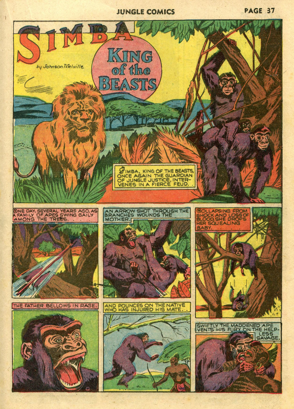 Read online Jungle Comics comic -  Issue #14 - 39