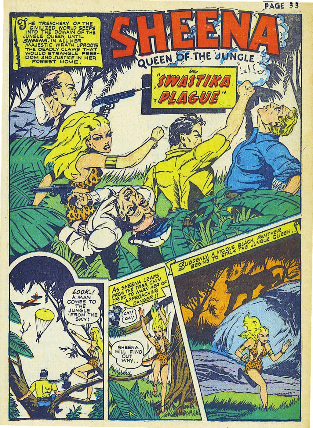 Read online Sheena, Queen of the Jungle (1942) comic -  Issue #2 - 35