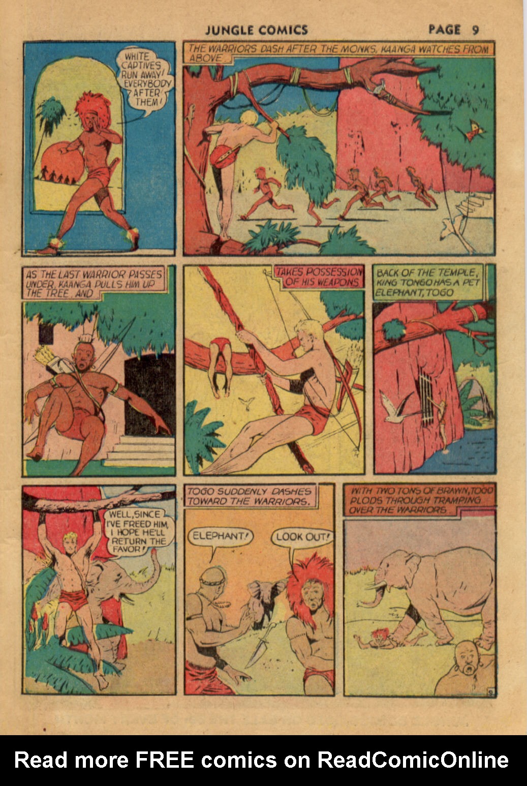 Read online Jungle Comics comic -  Issue #9 - 9