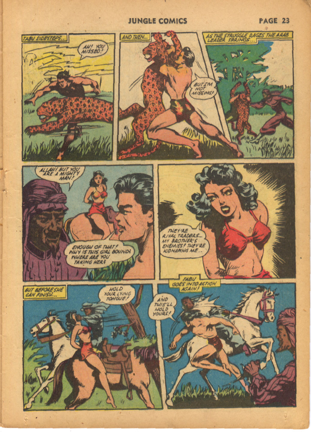 Read online Jungle Comics comic -  Issue #38 - 24