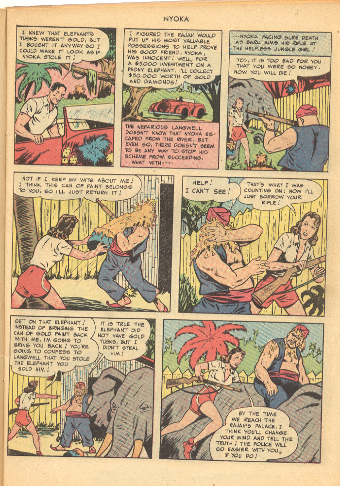 Read online Nyoka the Jungle Girl (1945) comic -  Issue #34 - 19