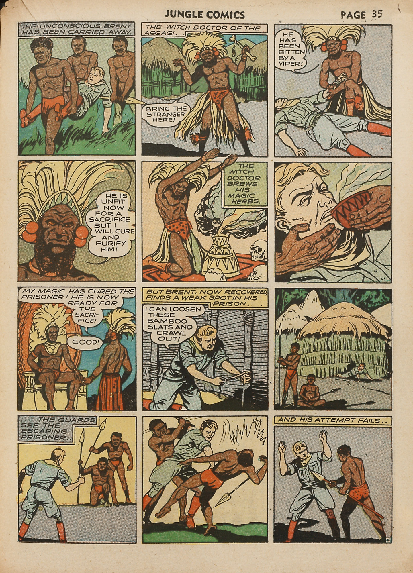 Read online Jungle Comics comic -  Issue #18 - 37