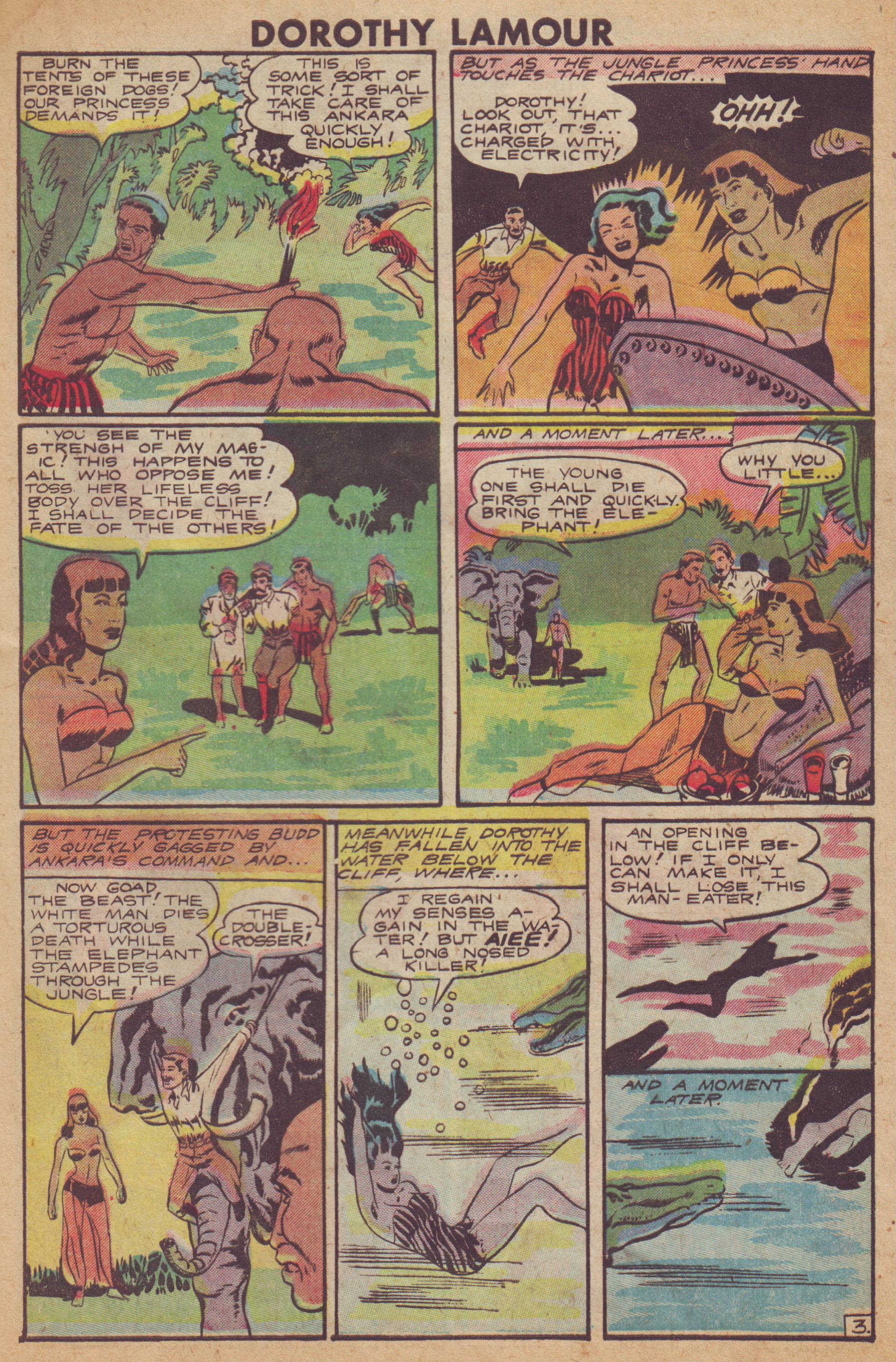 Read online Dorothy Lamour Jungle Princess comic -  Issue #3 - 29