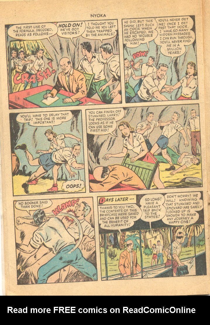 Read online Nyoka the Jungle Girl (1945) comic -  Issue #32 - 32