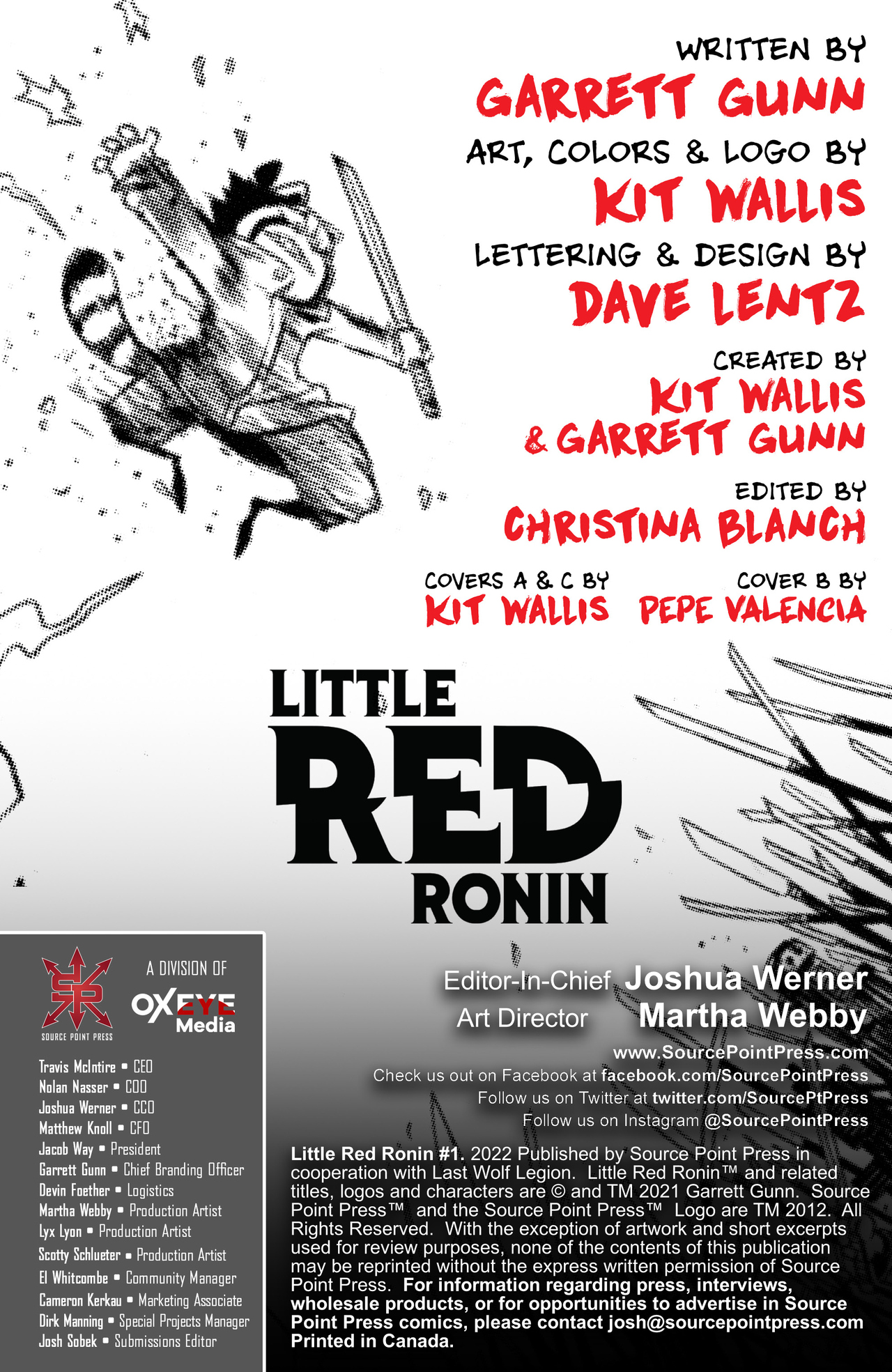 Read online Little Red Ronin comic -  Issue #1 - 2
