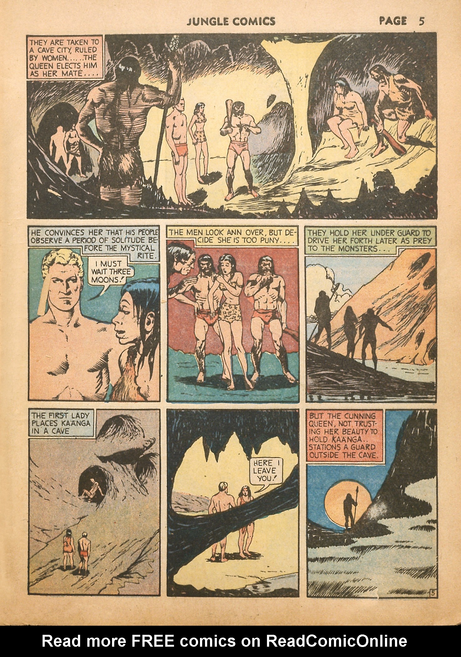 Read online Jungle Comics comic -  Issue #16 - 7