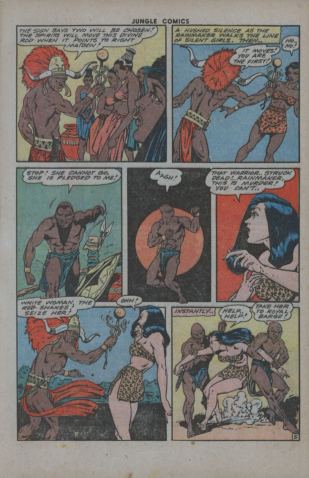 Read online Jungle Comics comic -  Issue #56 - 7