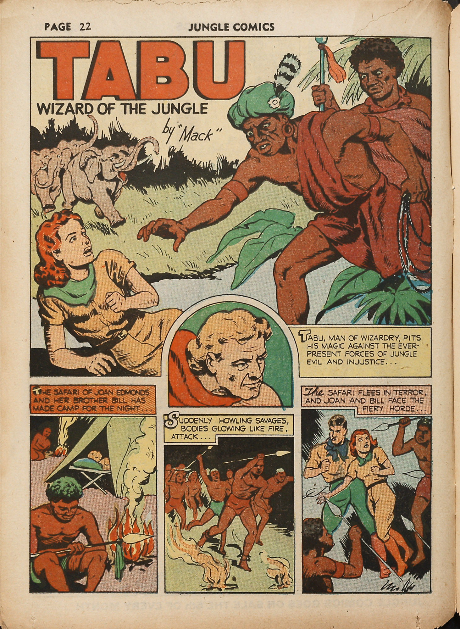 Read online Jungle Comics comic -  Issue #18 - 24