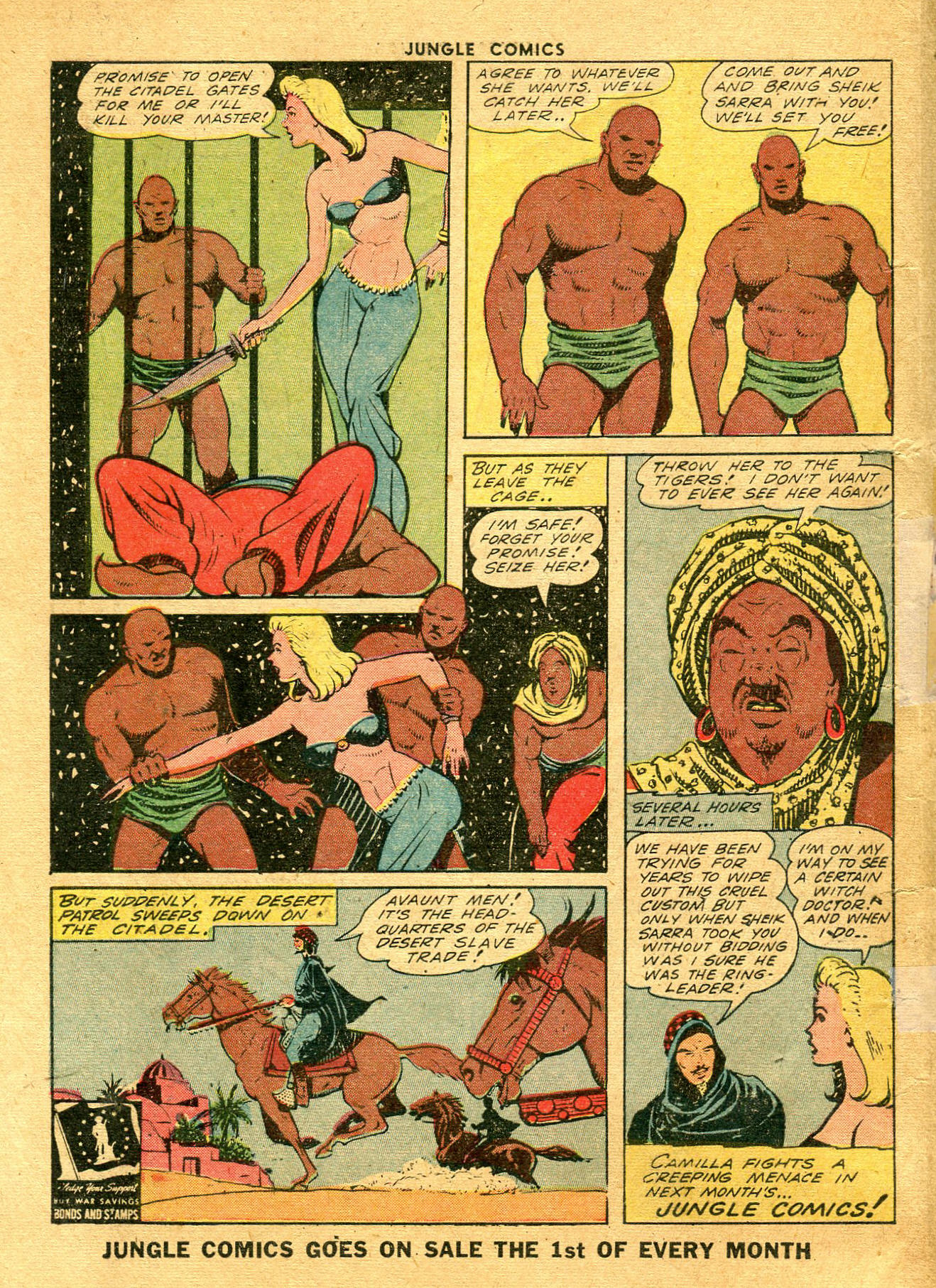 Read online Jungle Comics comic -  Issue #46 - 58
