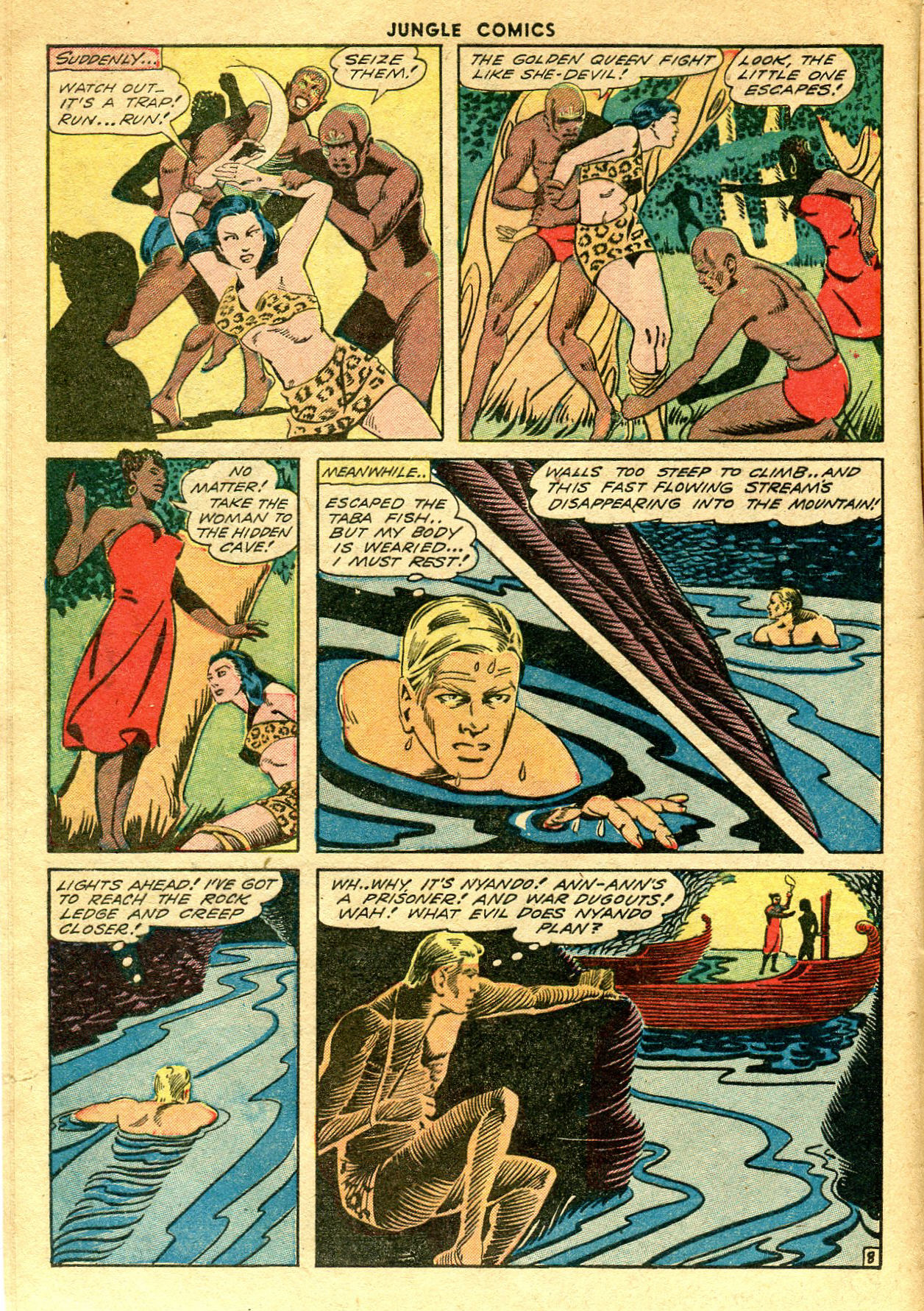 Read online Jungle Comics comic -  Issue #59 - 11
