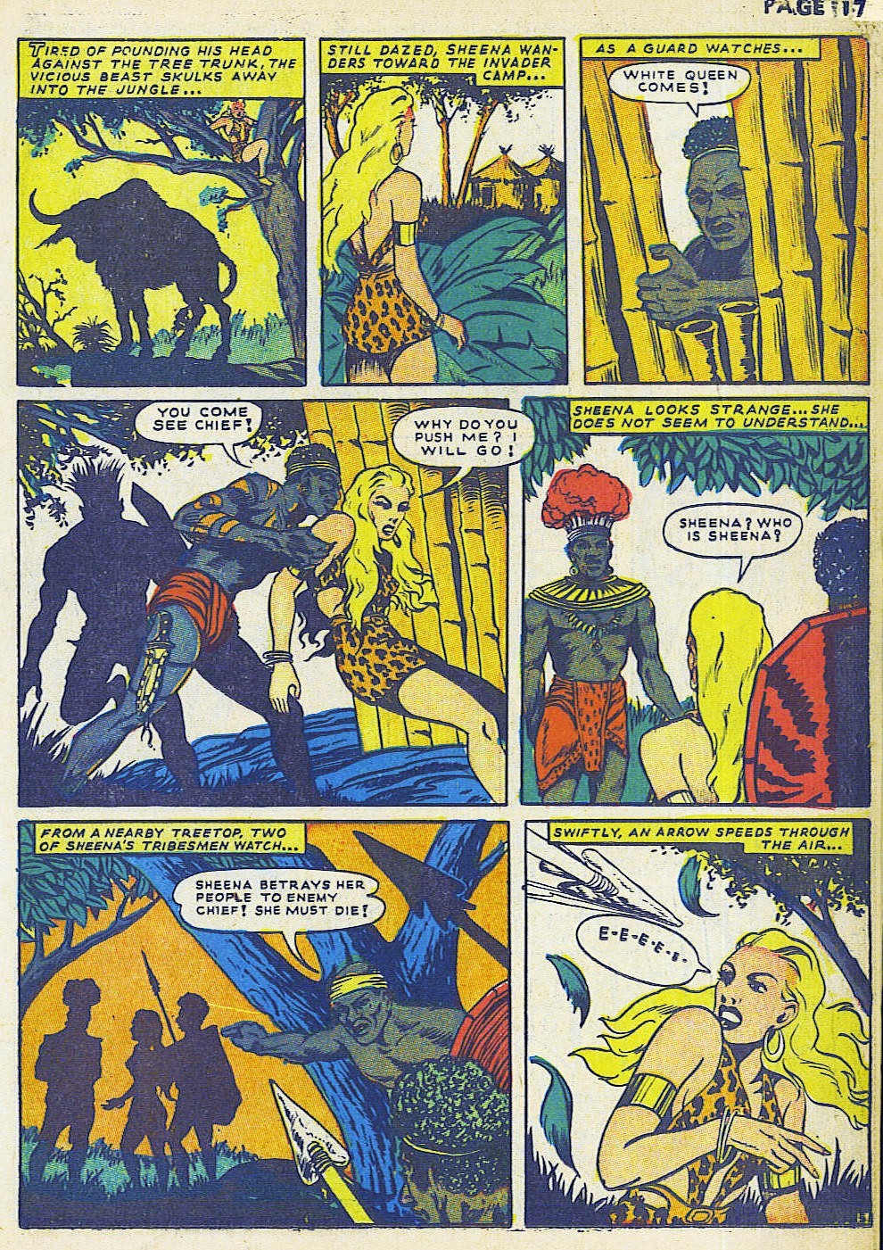Read online Sheena, Queen of the Jungle (1942) comic -  Issue #2 - 19