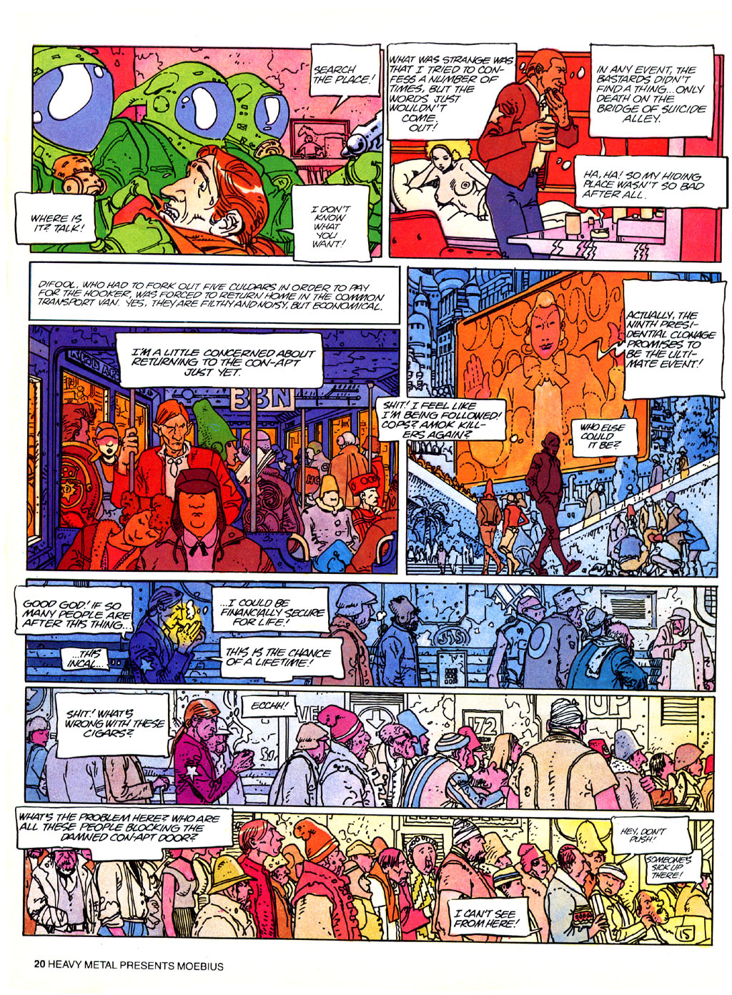 Read online Heavy Metal Presents Moebius comic -  Issue # Full - 21
