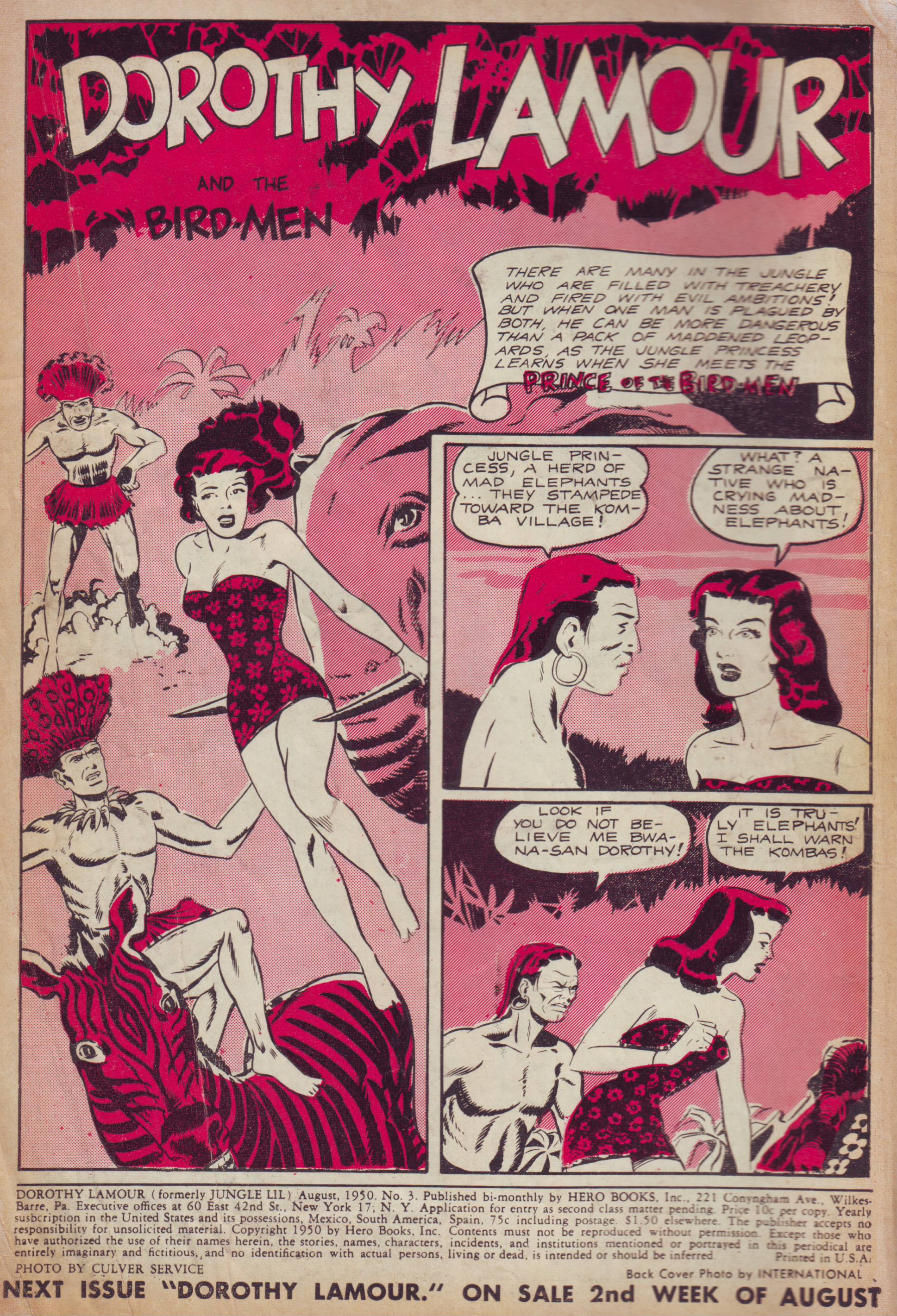Read online Dorothy Lamour Jungle Princess comic -  Issue #3 - 2
