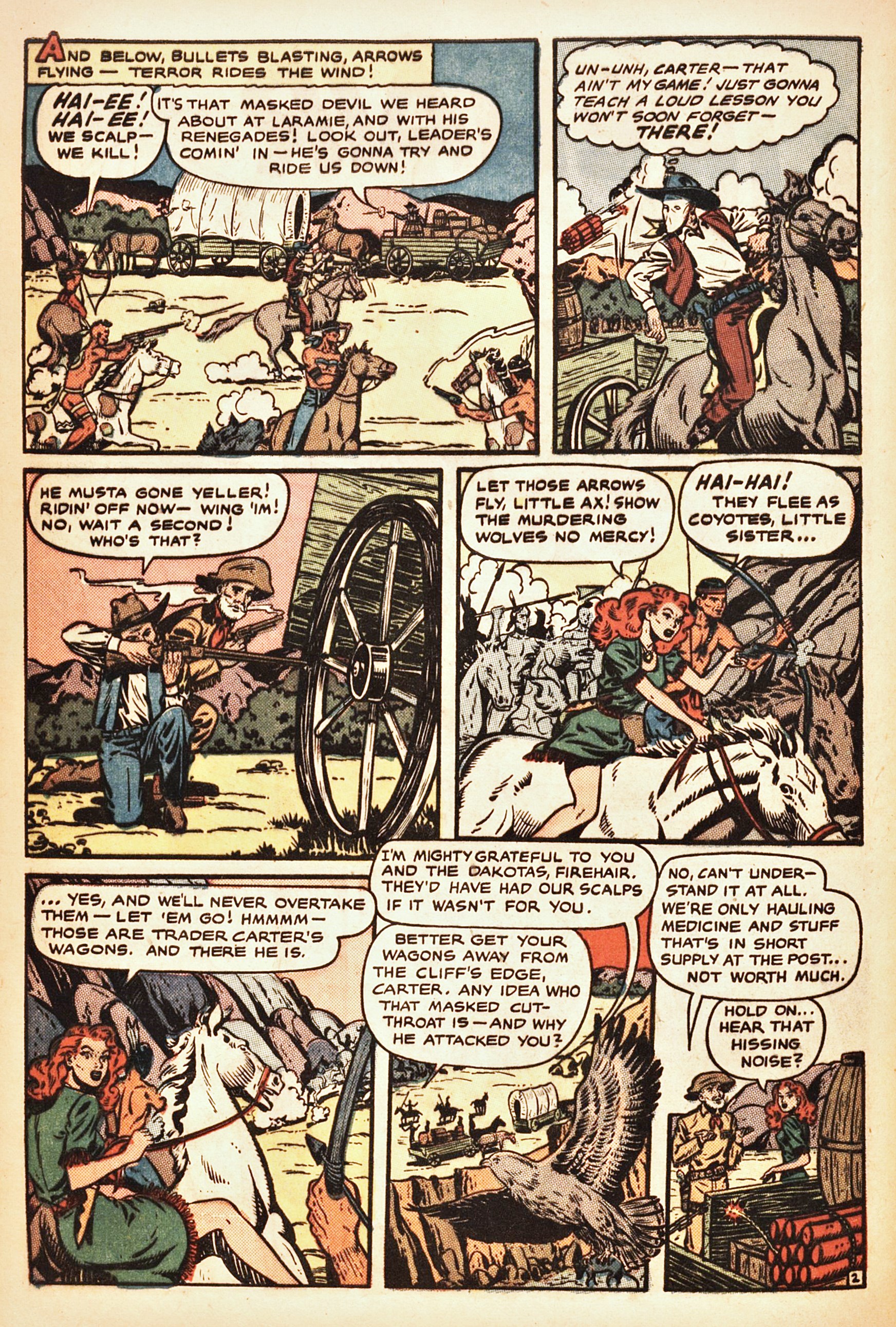 Read online Firehair (1951) comic -  Issue #7 - 28