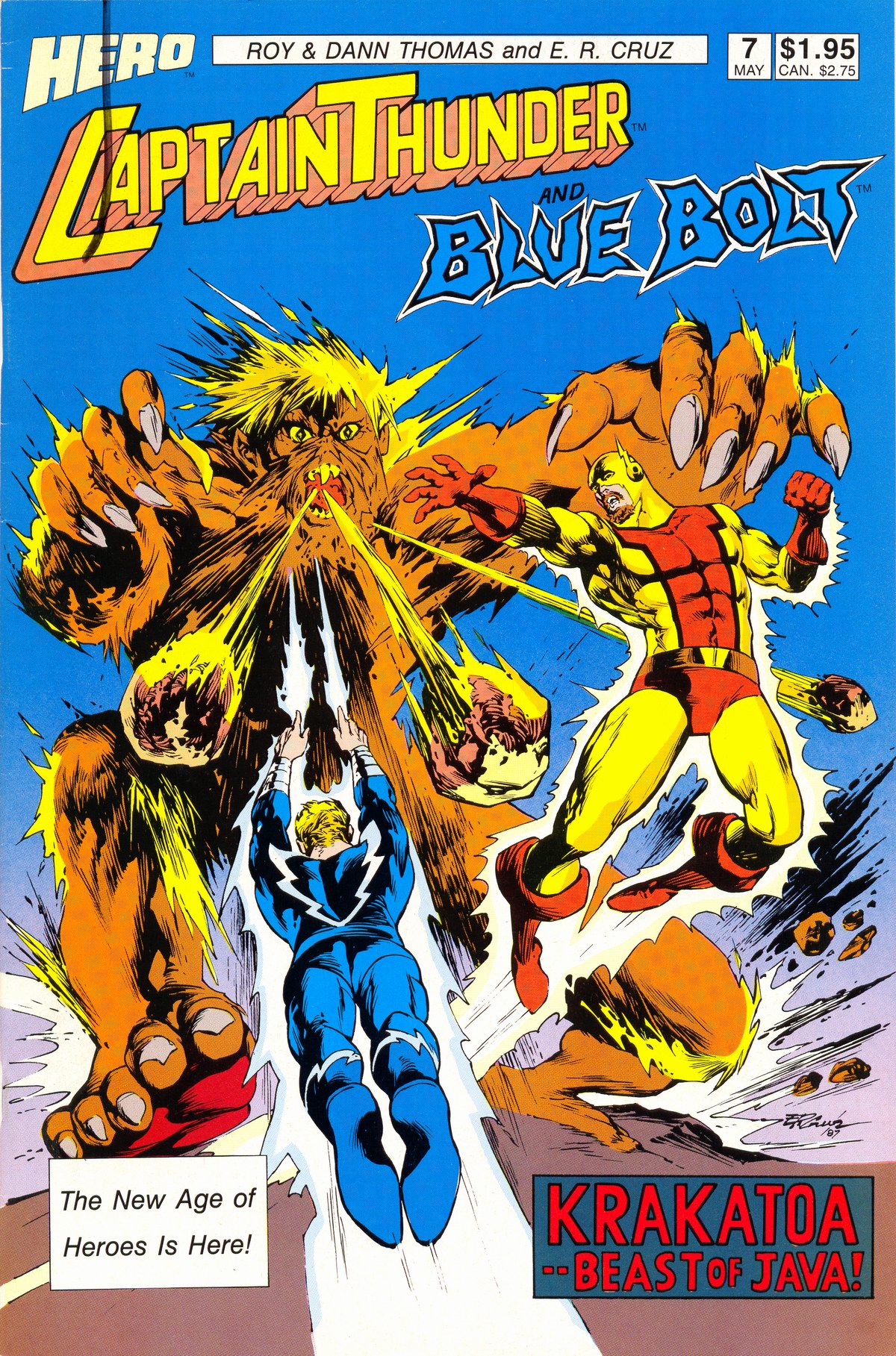 Read online Captain Thunder and Blue Bolt comic -  Issue #7 - 1