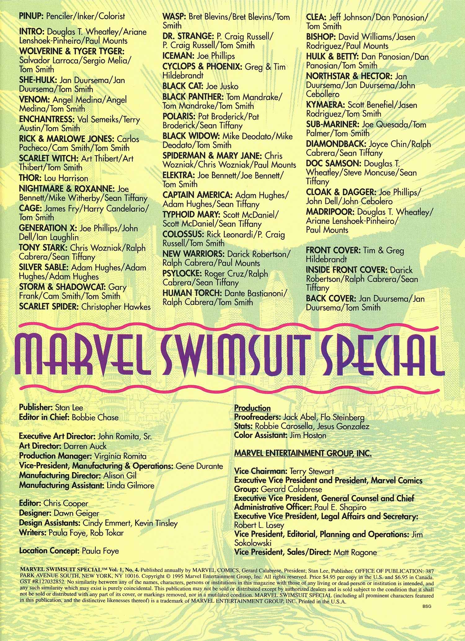 Read online Marvel Swimsuit Special comic -  Issue #4 - 3