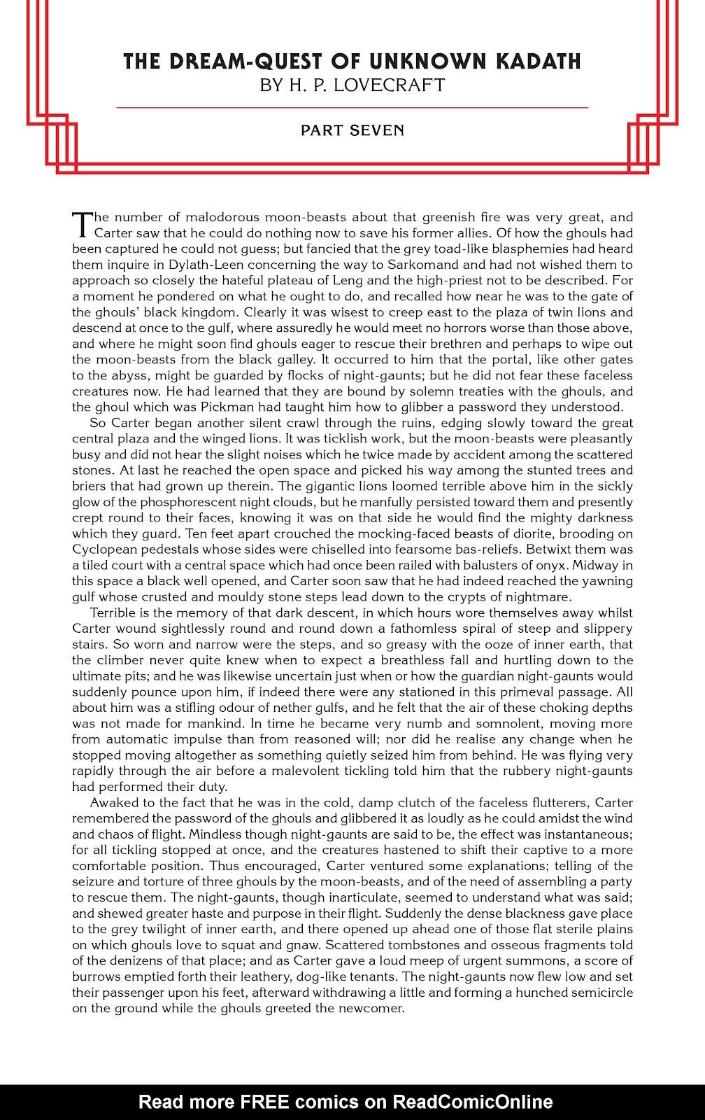 Lovecraft Unknown Kadath issue 7 - Page 26