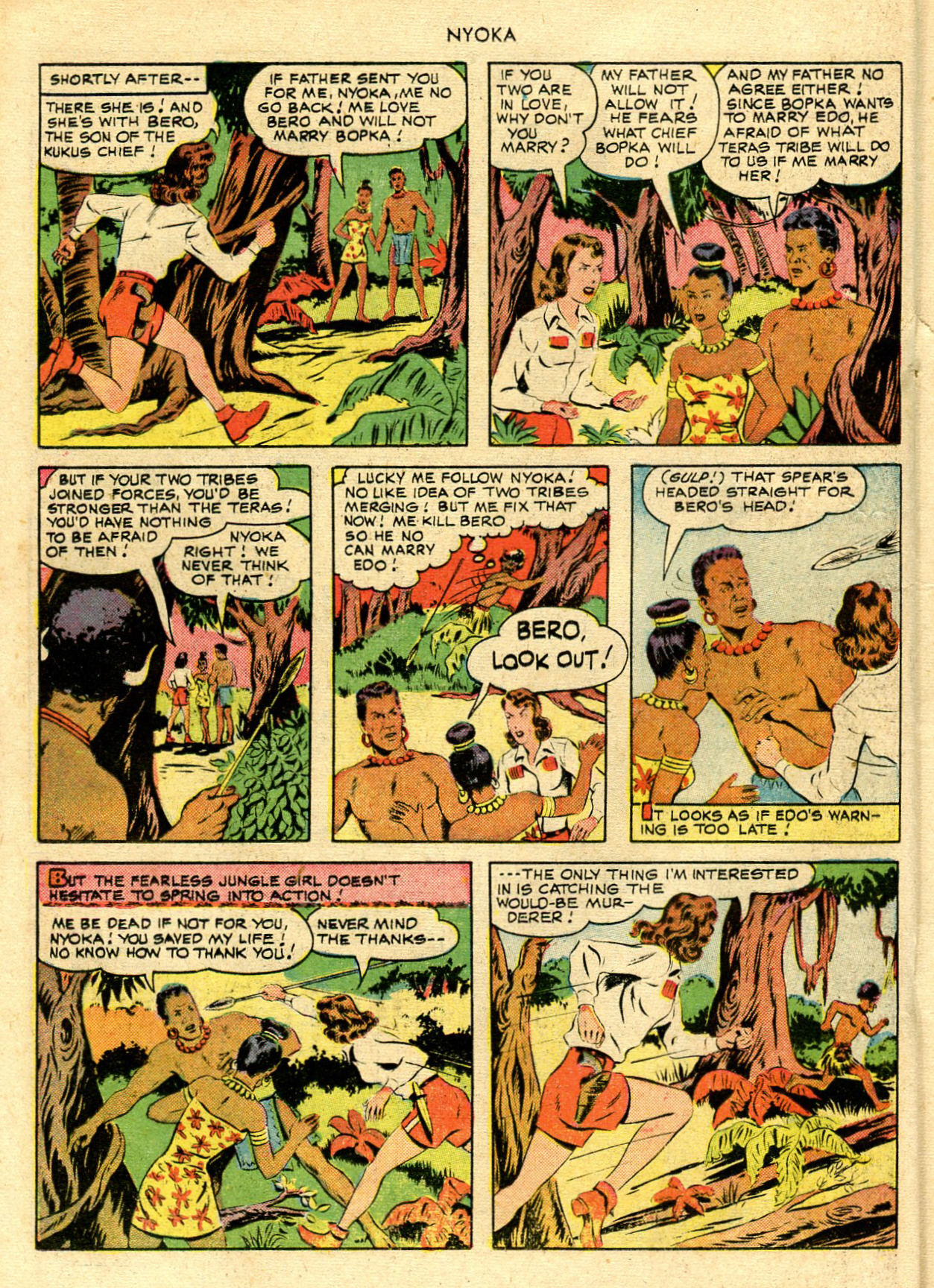 Read online Nyoka the Jungle Girl (1945) comic -  Issue #45 - 28