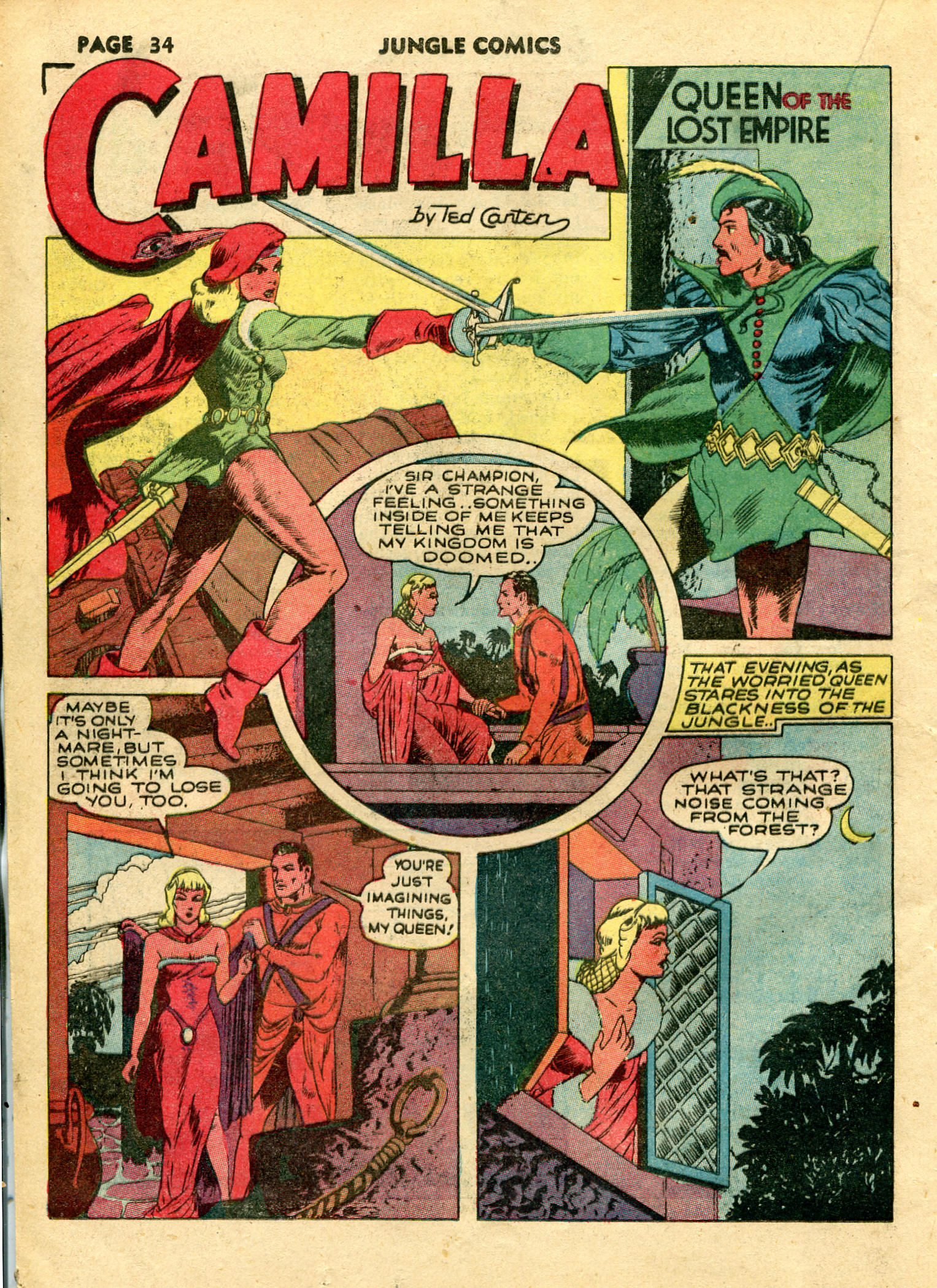 Read online Jungle Comics comic -  Issue #15 - 37