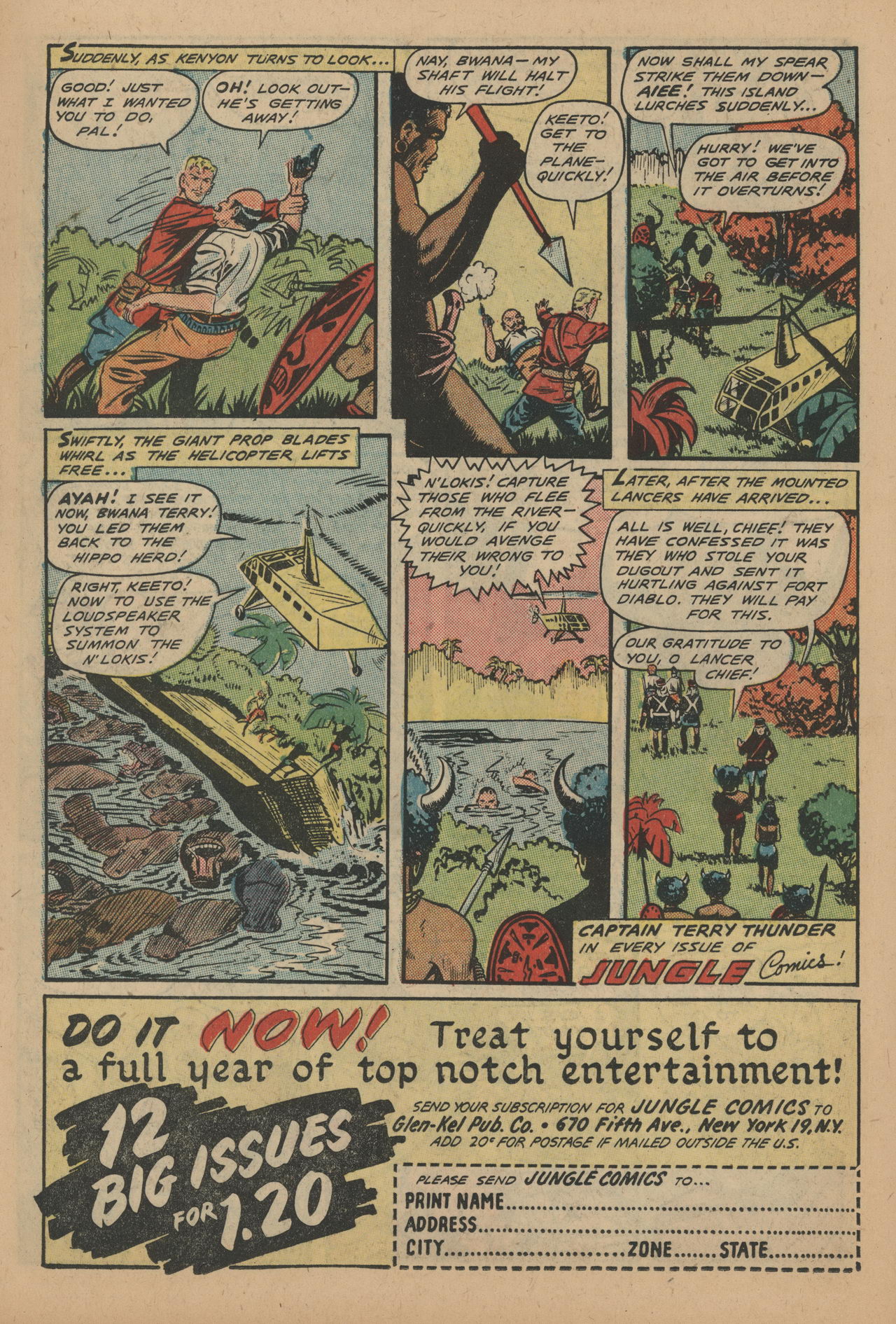 Read online Jungle Comics comic -  Issue #118 - 33
