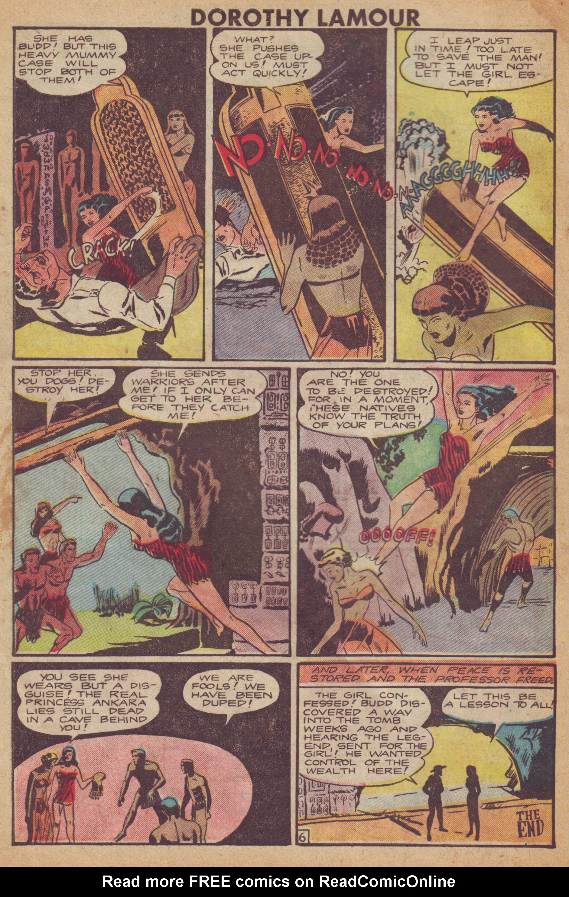 Read online Dorothy Lamour Jungle Princess comic -  Issue #3 - 32