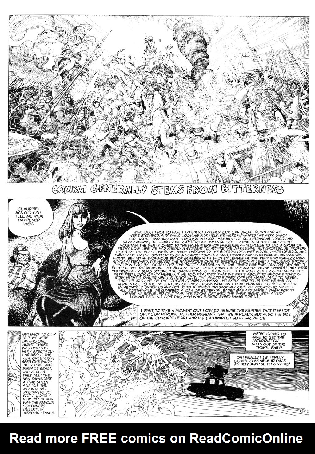 Read online Heavy Metal Presents Moebius comic -  Issue # Full - 89